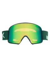 ANON M6 Brunswick Green - Perceive Variable Green + Perceive Cloudy Pink + MFI Face Mask Snow Goggle Snow Goggles Anon 