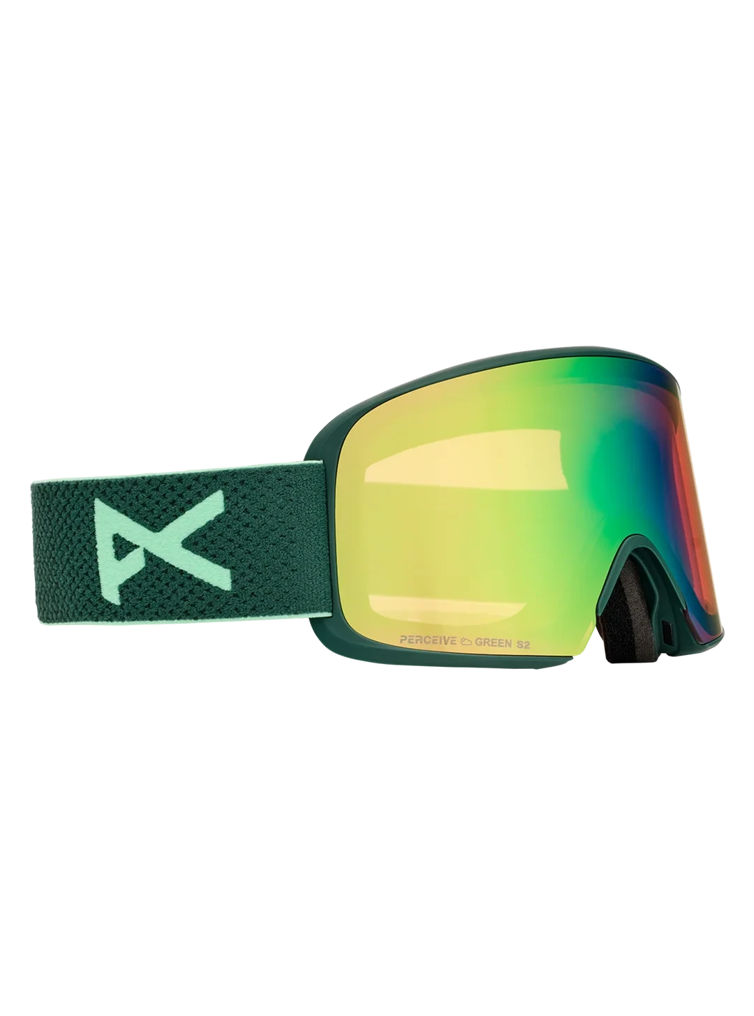 ANON M6 Brunswick Green - Perceive Variable Green + Perceive Cloudy Pink + MFI Face Mask Snow Goggle Snow Goggles Anon 