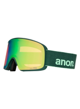 ANON M6 Brunswick Green - Perceive Variable Green + Perceive Cloudy Pink + MFI Face Mask Snow Goggle Snow Goggles Anon 