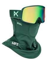ANON M6 Brunswick Green - Perceive Variable Green + Perceive Cloudy Pink + MFI Face Mask Snow Goggle Snow Goggles Anon 