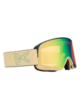 ANON M6 Beechwood - Perceive Variable Green + Perceive Cloudy Pink + MFI Face Mask Snow Goggle Snow Goggles Anon 