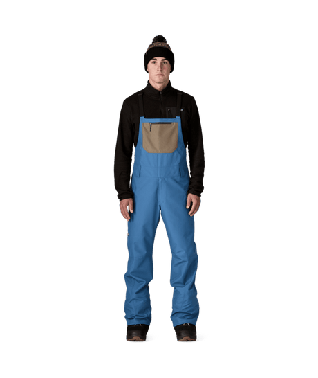 PATAGONIA Powder Town Bib Snow Pants Clement Blue 2026 Men's Snow Bib Pants Patagonia 