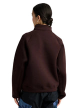 BURTON Women's SpaceCloud 1/4 Zip Top Bear Hug Brown Heather Women's Base Layers Burton 
