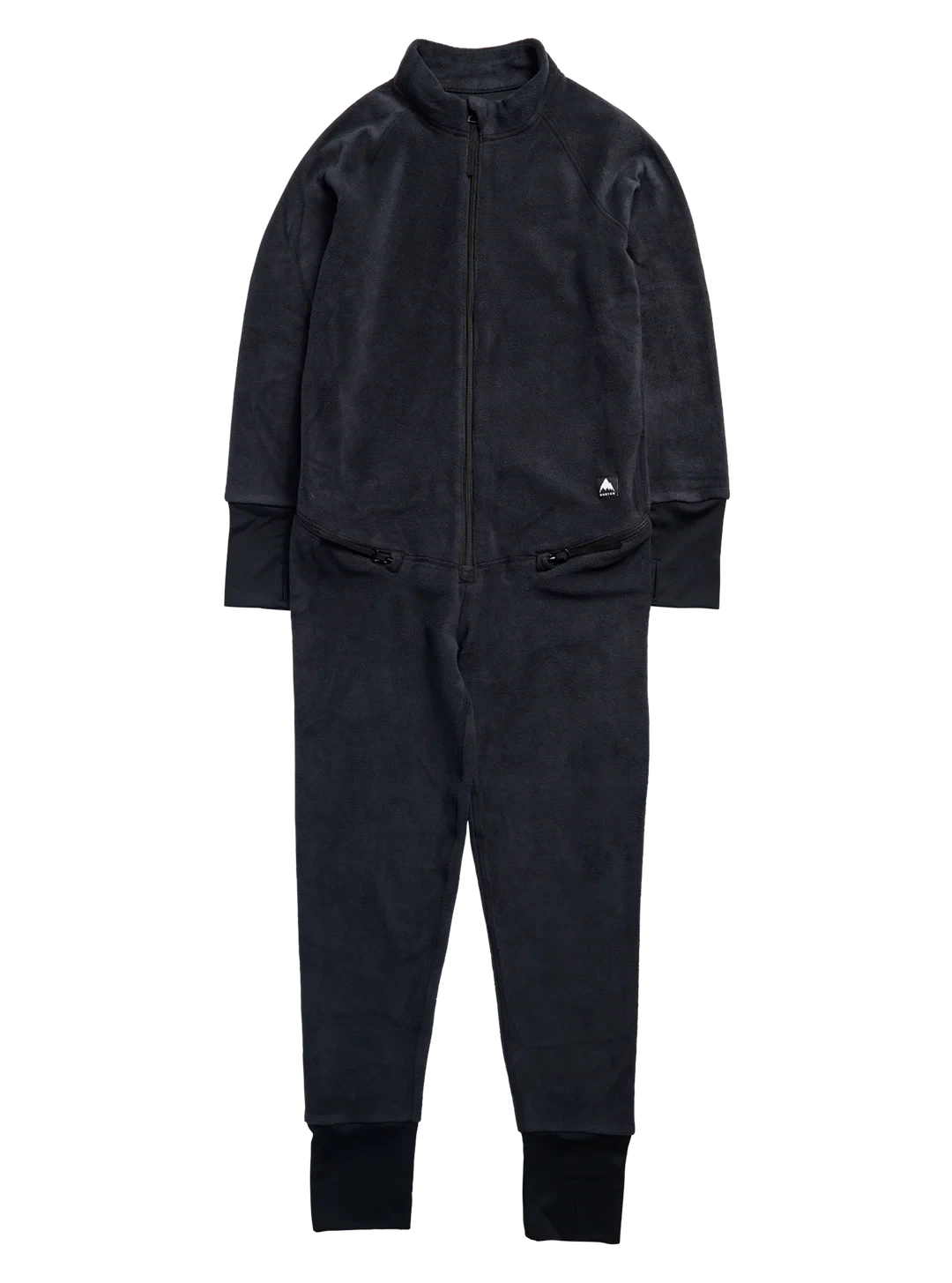 BURTON Kids Fleece One Piece Base Layer True Black Youth Base Layers Burton 