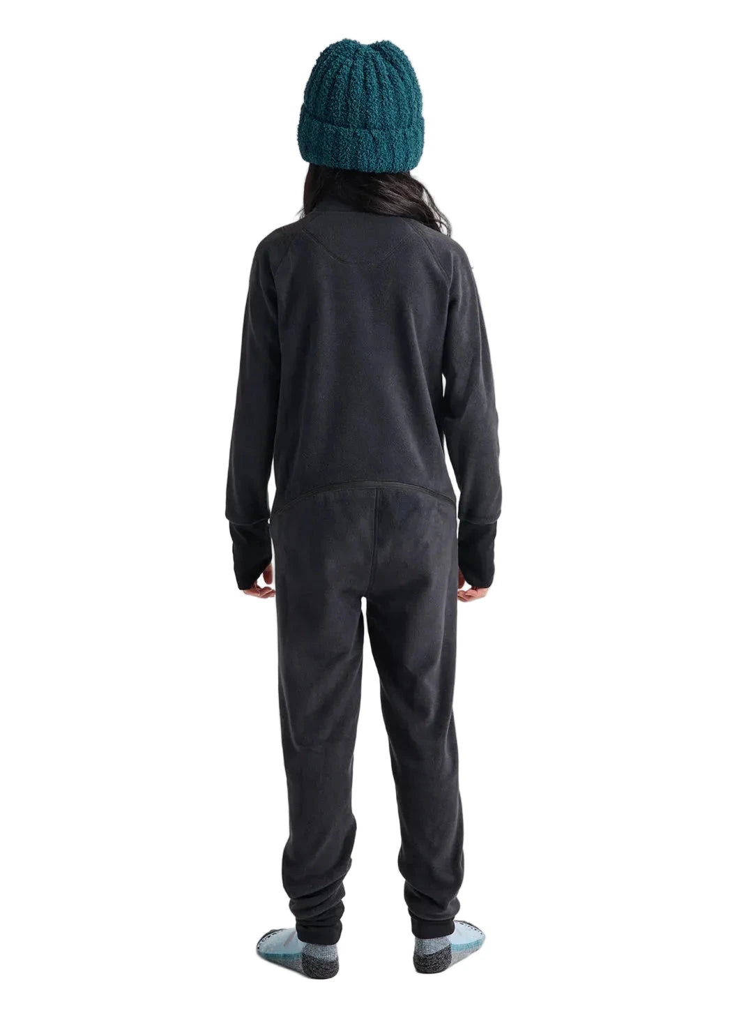 BURTON Kids Fleece One Piece Base Layer True Black Youth Base Layers Burton 