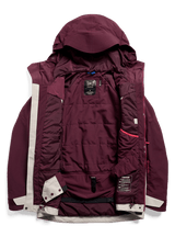 BURTON Women' [ak] Swash Synthetic Insulated GORE-TEX 2L Snow Jacket Rum Raisin/Chinchilla Grey 2027 Women's Snow Jackets Burton 