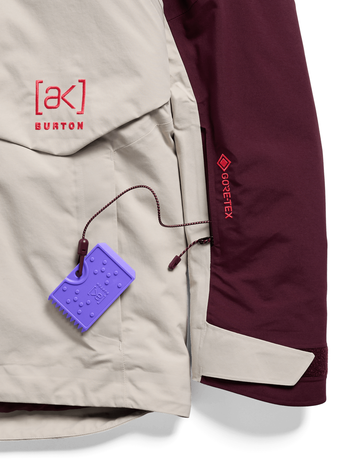 BURTON Women' [ak] Swash Synthetic Insulated GORE-TEX 2L Snow Jacket Rum Raisin/Chinchilla Grey 2027 Women's Snow Jackets Burton 