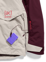 BURTON Women' [ak] Swash Synthetic Insulated GORE-TEX 2L Snow Jacket Rum Raisin/Chinchilla Grey 2027 Women's Snow Jackets Burton 