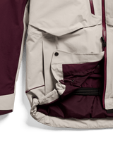 BURTON Women' [ak] Swash Synthetic Insulated GORE-TEX 2L Snow Jacket Rum Raisin/Chinchilla Grey 2027 Women's Snow Jackets Burton 