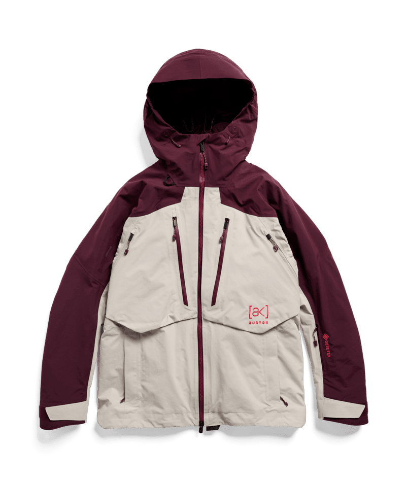 BURTON Women' [ak] Swash Synthetic Insulated GORE-TEX 2L Snow Jacket Rum Raisin/Chinchilla Grey 2027 Women's Snow Jackets Burton 