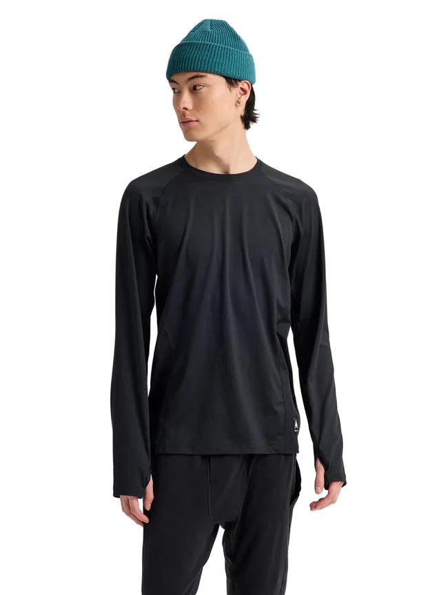 BURTON Synthetic Midweight Base Layer Crew True Black Men's Base Layers Burton 