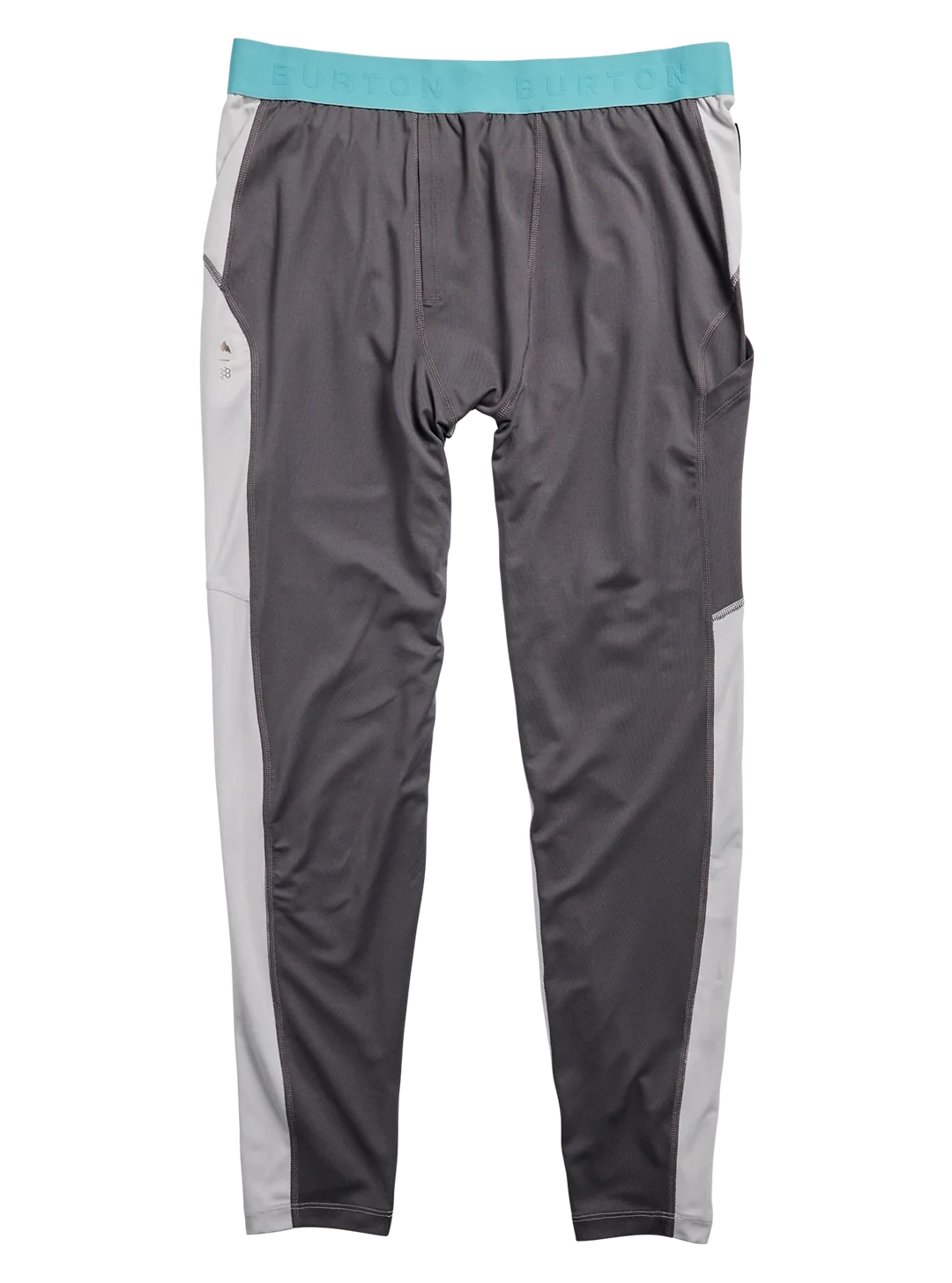 BURTON Synthetic Midweight Base Layer Pants Gotham Grey/Grey Cloud Men's Base Layers Burton 