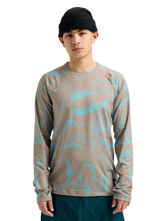 BURTON Synthetic Lightweight Base Layer Crewneck Liquid Mineral Men's Base Layers Burton 