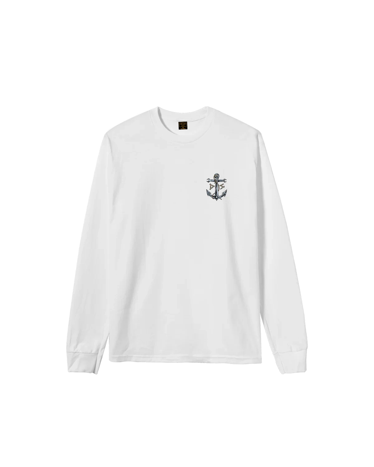 DARK SEAS Waterlogged Long Sleeve T-Shirt White Men's Long Sleeve T-Shirts Dark Seas 