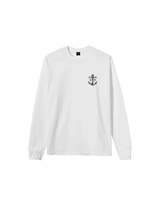 DARK SEAS Waterlogged Long Sleeve T-Shirt White Men's Long Sleeve T-Shirts Dark Seas 