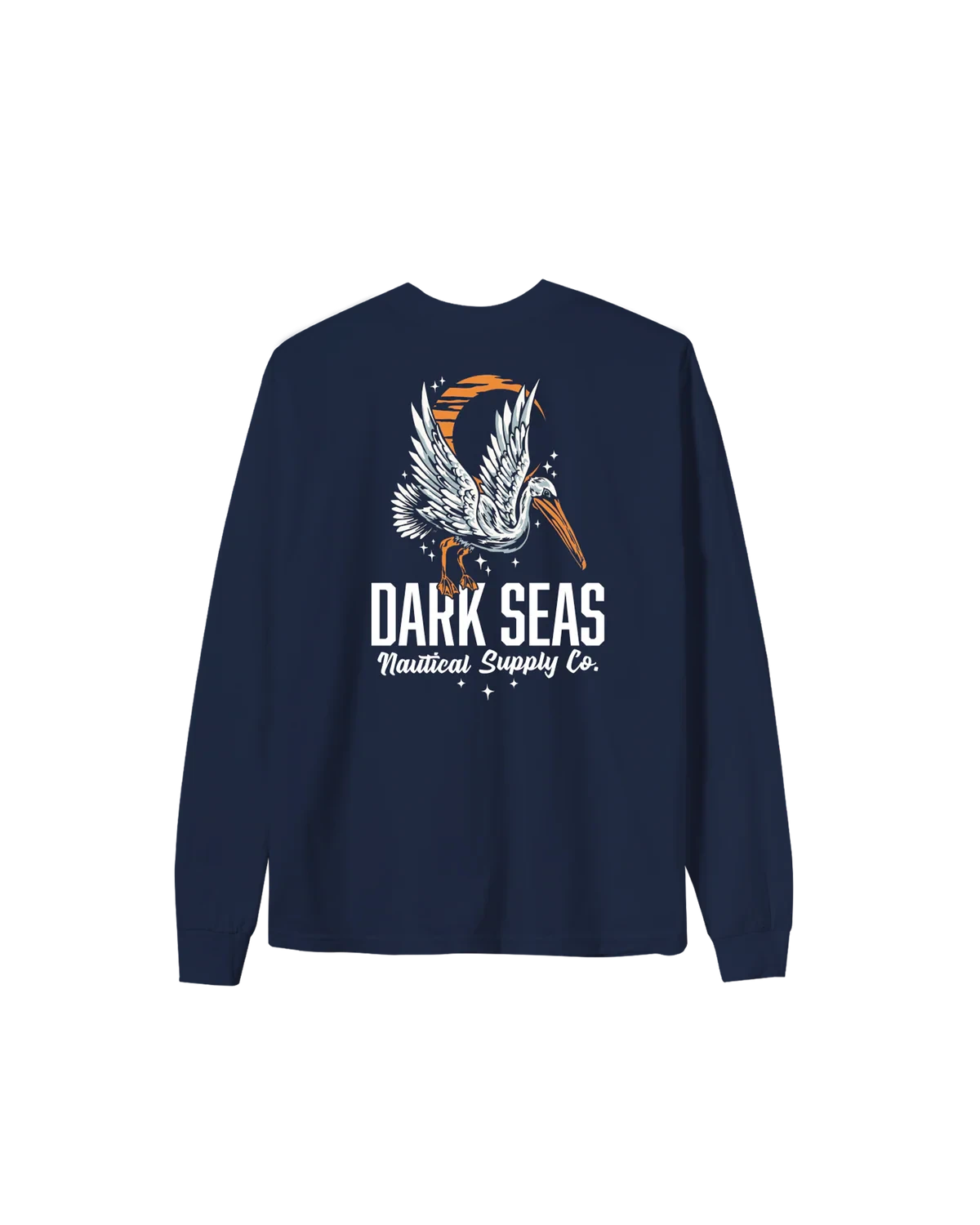 DARK SEAS Nite Flyer Long Sleeve T-Shirt Navy Men's Long Sleeve T-Shirts Dark Seas 