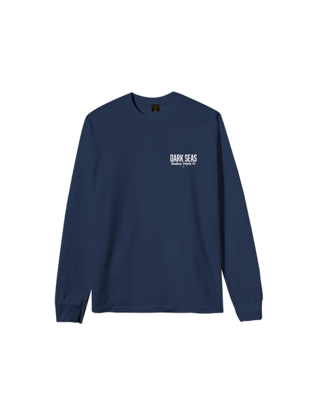 DARK SEAS Nite Flyer Long Sleeve T-Shirt Navy Men's Long Sleeve T-Shirts Dark Seas 