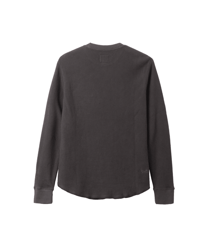 DARK SEAS Conley Knit Long Sleeve Thermal Shirt Black Men's Long Sleeve T-Shirts Dark Seas 