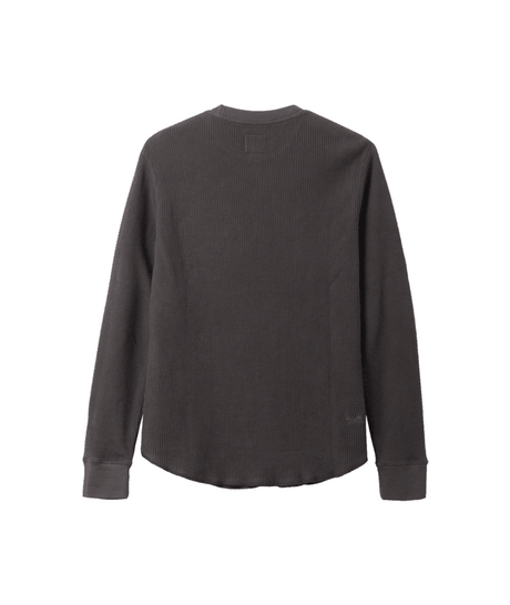 DARK SEAS Conley Knit Long Sleeve Thermal Shirt Black Men's Long Sleeve T-Shirts Dark Seas 