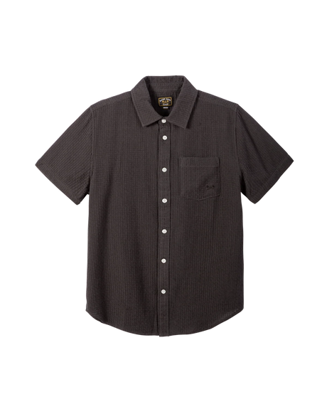 DARK SEAS Tonal Button Up Shirt Black Men's Short Sleeve Button Up Shirts Dark Seas 