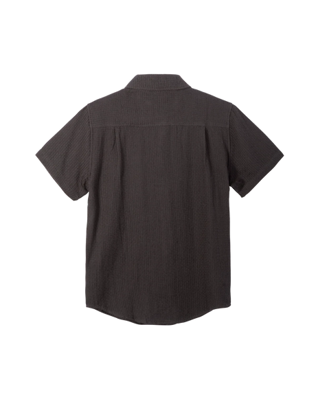DARK SEAS Tonal Button Up Shirt Black Men's Short Sleeve Button Up Shirts Dark Seas 
