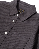 DARK SEAS Tonal Button Up Shirt Black Men's Short Sleeve Button Up Shirts Dark Seas 