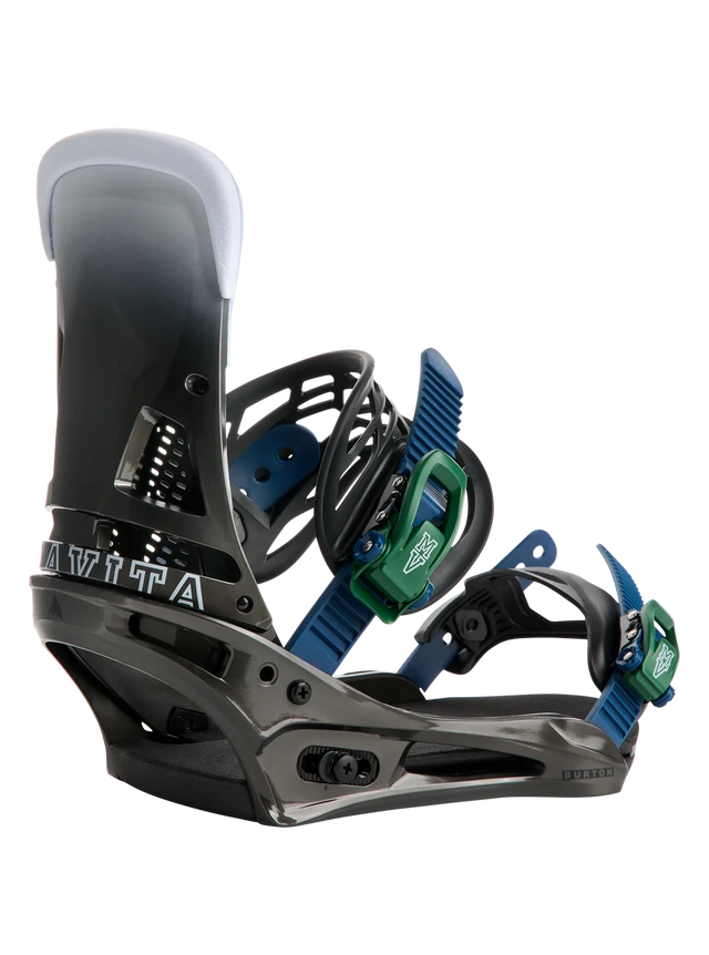 BURTON Malavita Snowboard Bindings Black Fade 2027 Men's Snowboard Bindings Burton 