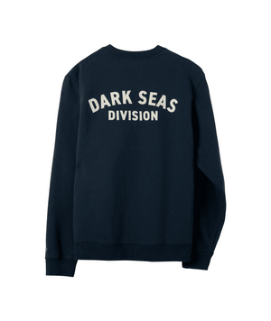 DARK SEAS Aberdeen Heavyweight Crewneck Sweater Navy Men's Crewnecks Dark Seas 