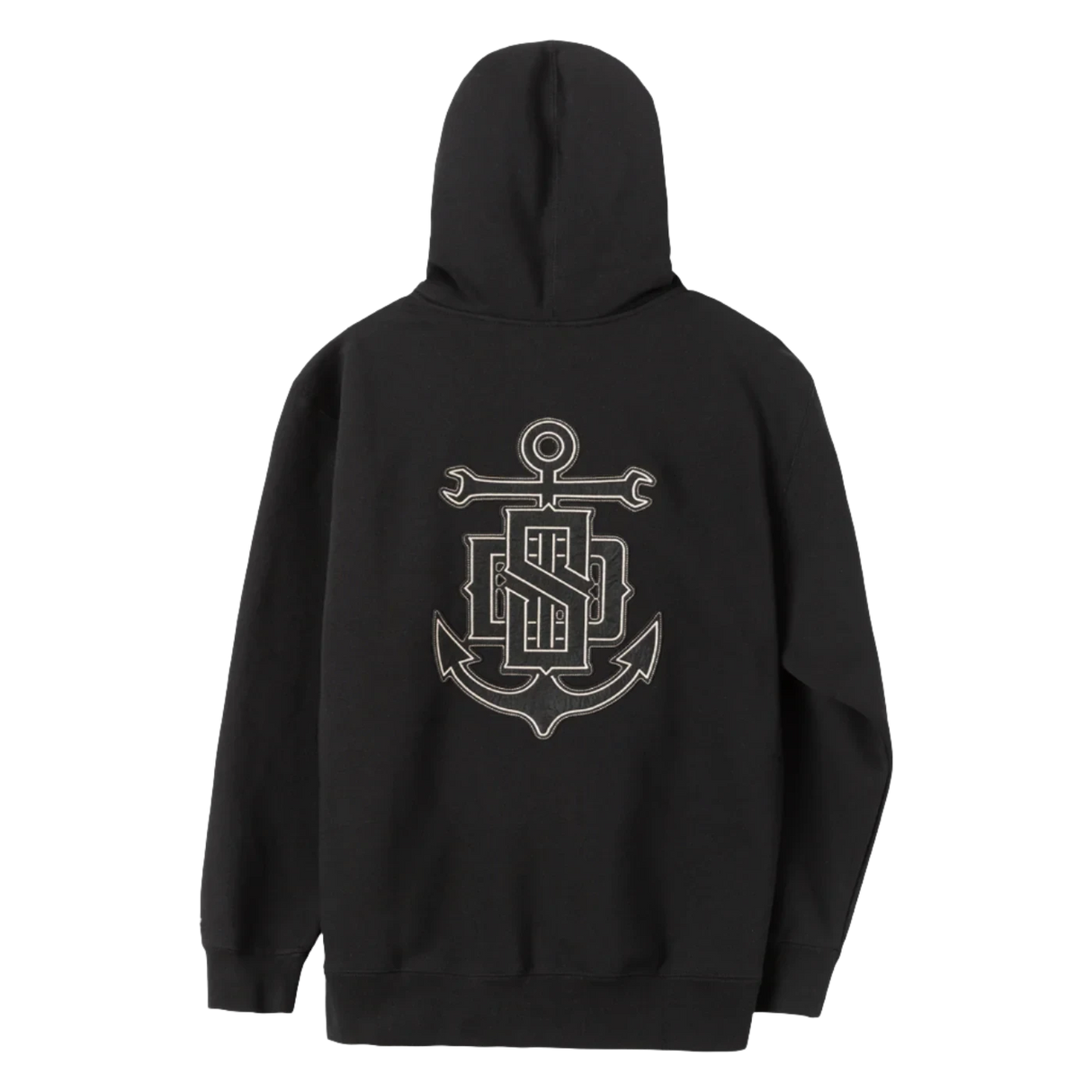 DARK SEAS Keeler Zip-Up Hoodie Black Men's Zip Hoodies Dark Seas 