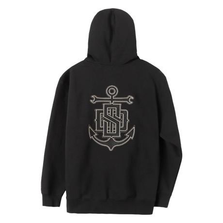 DARK SEAS Keeler Zip-Up Hoodie Black Men's Zip Hoodies Dark Seas 