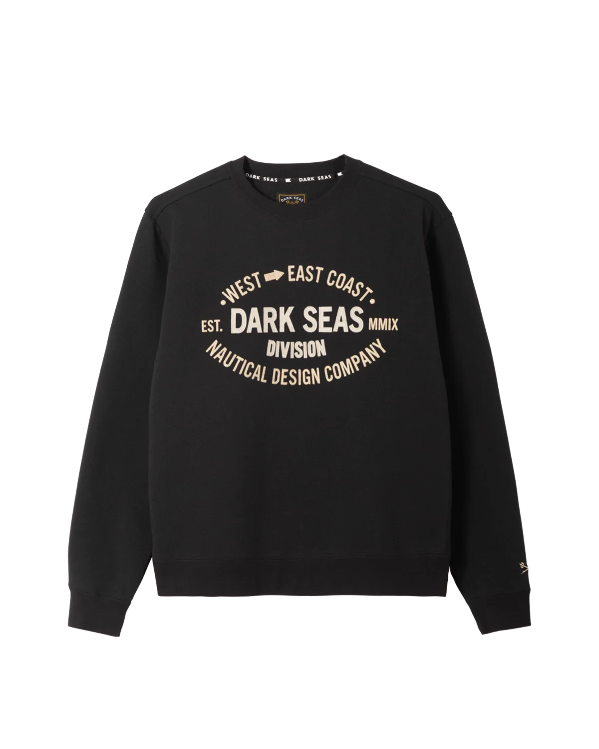 DARK SEAS Waterloo Crewneck Black Men's Crewnecks Dark Seas 