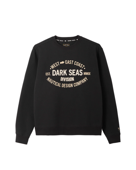 DARK SEAS Waterloo Crewneck Black Men's Crewnecks Dark Seas 