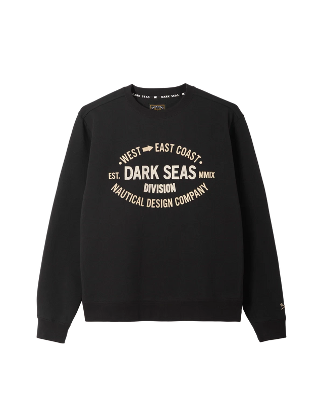 DARK SEAS Waterloo Crewneck Black Men's Crewnecks Dark Seas 