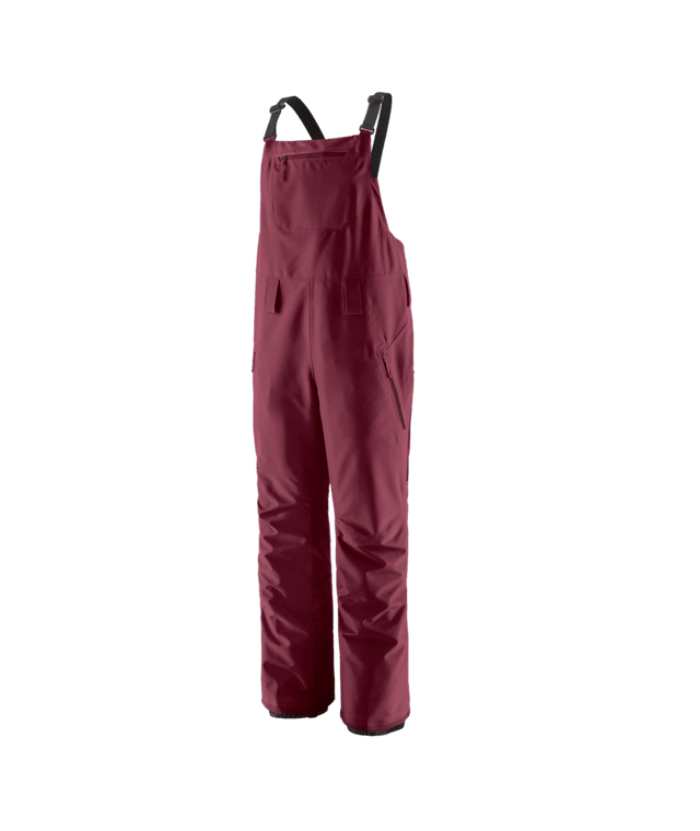 PATAGONIA Women's Powder Town Bib Snow Pants Berry Fig 2027 Women's Snow Bib Pants Patagonia 
