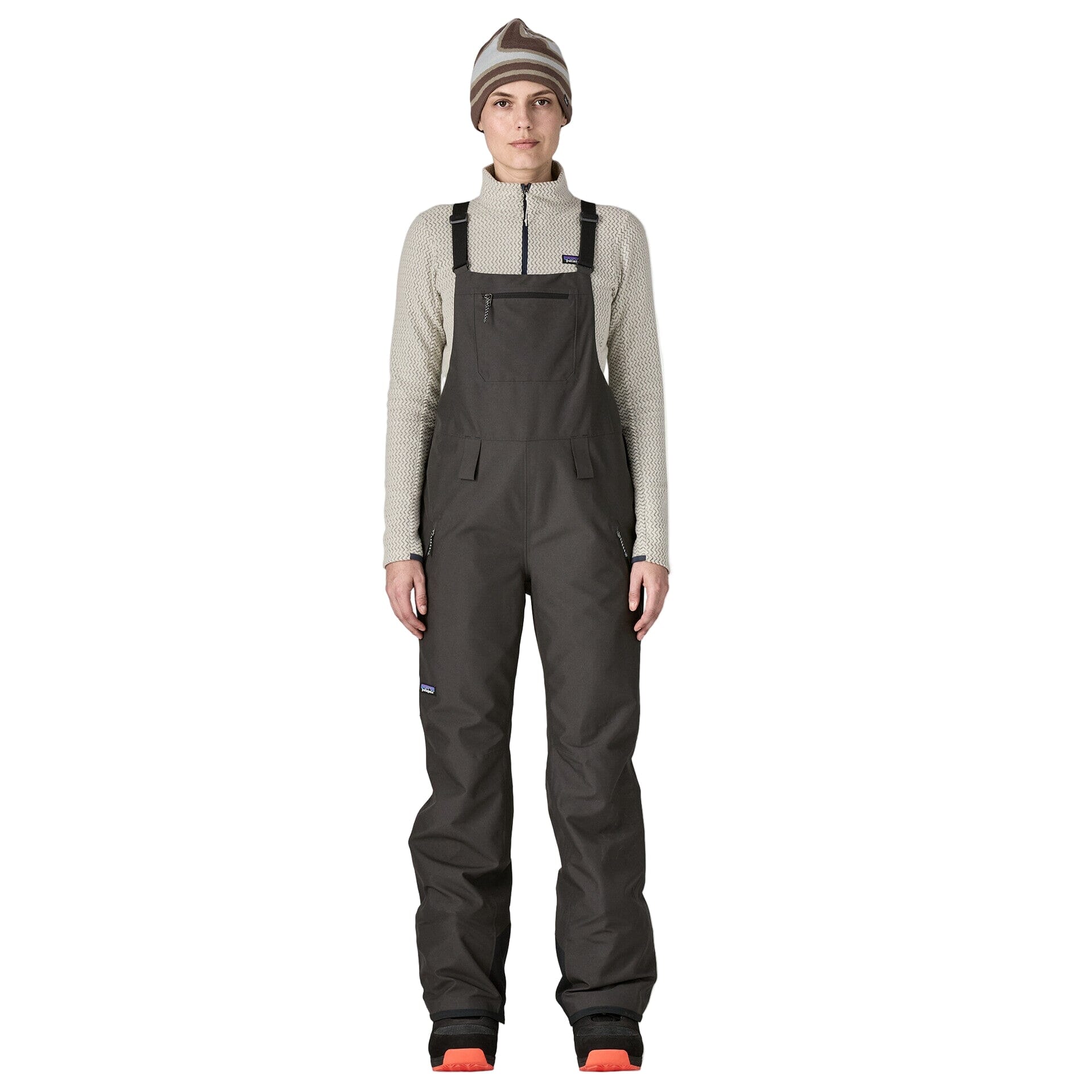 PATAGONIA Women's Powder Town Bib Snow Pants Black 2026 Women's Snow Bib Pants Patagonia 