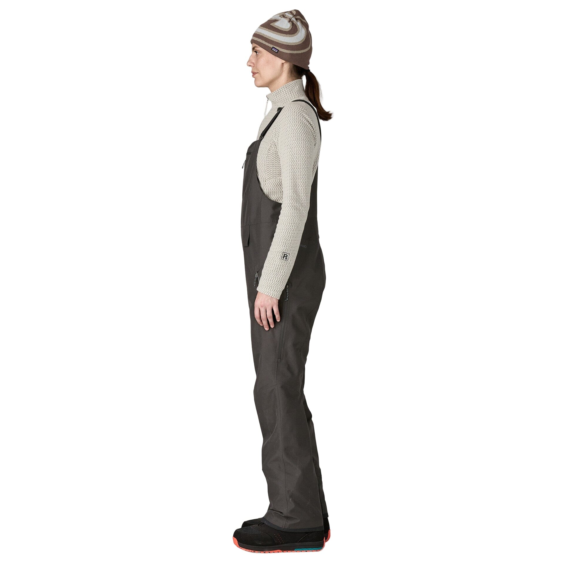 PATAGONIA Women's Powder Town Bib Snow Pants Black 2026 Women's Snow Bib Pants Patagonia 