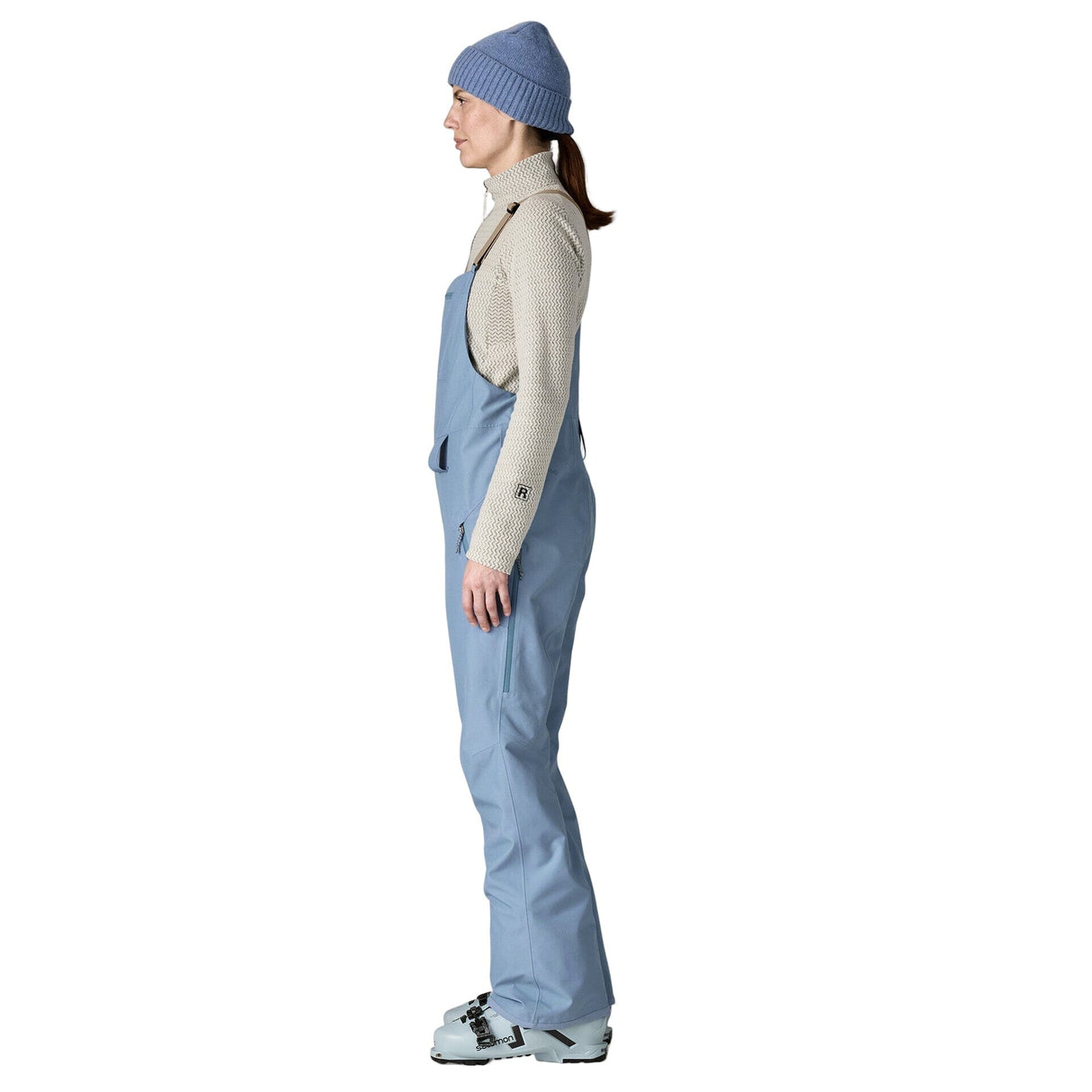 PATAGONIA Women's Powder Town Bib Snow Pants Barnacle Blue 2026 Women's Snow Bib Pants Patagonia 