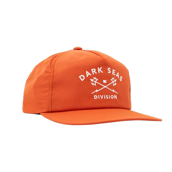 DARK SEAS Trident Nylon Snapback Hat Rust Men's Hats Dark Seas 