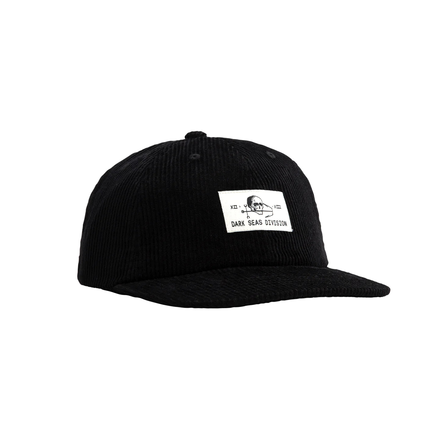 DARK SEAS Crisp Snapback Hat Black Men's Hats Dark Seas 