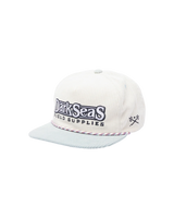 DARK SEAS Supplier Snapback Hat White/Aqua Men's Hats Dark Seas 