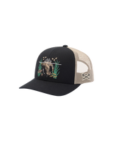 DARK SEAS Bashford Trucker Hat Black Men's Hats Dark Seas 