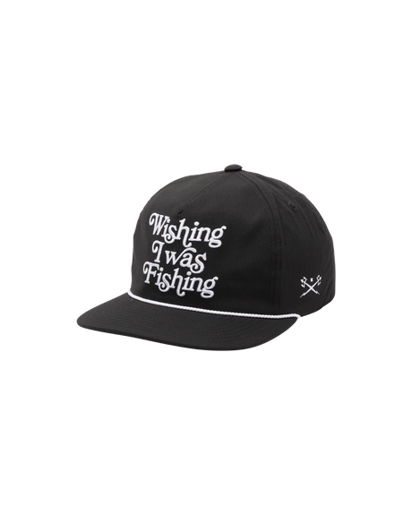 DARK SEAS Wishin Nylon Snapback Hat Black Men's Hats Dark Seas 