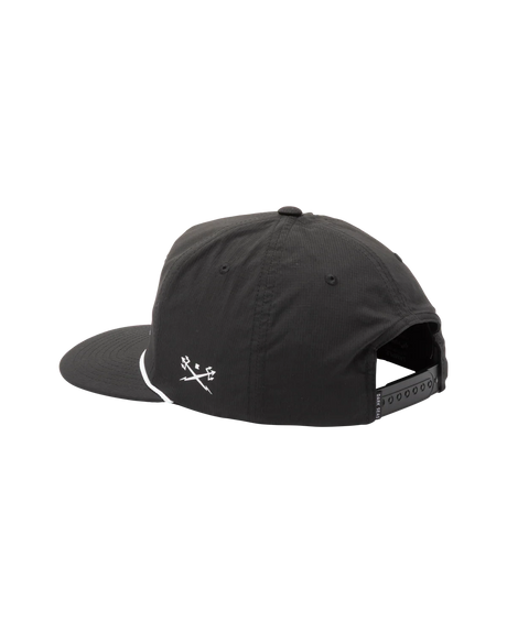 DARK SEAS Wishin Nylon Snapback Hat Black Men's Hats Dark Seas 