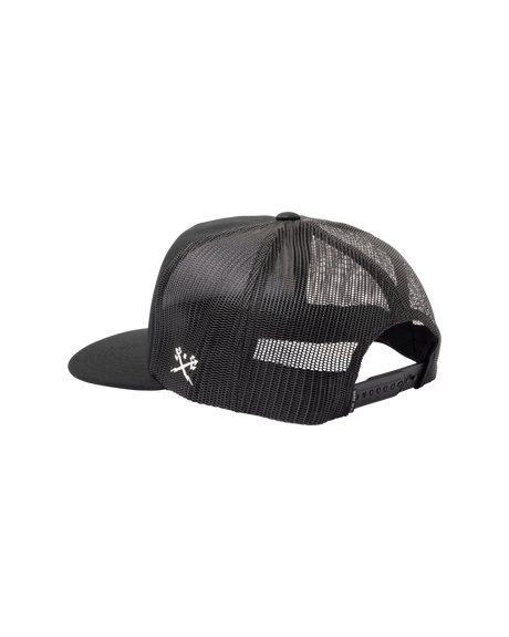 DARK SEAS Tall Ship Trucker Hat Black Men's Hats Dark Seas 