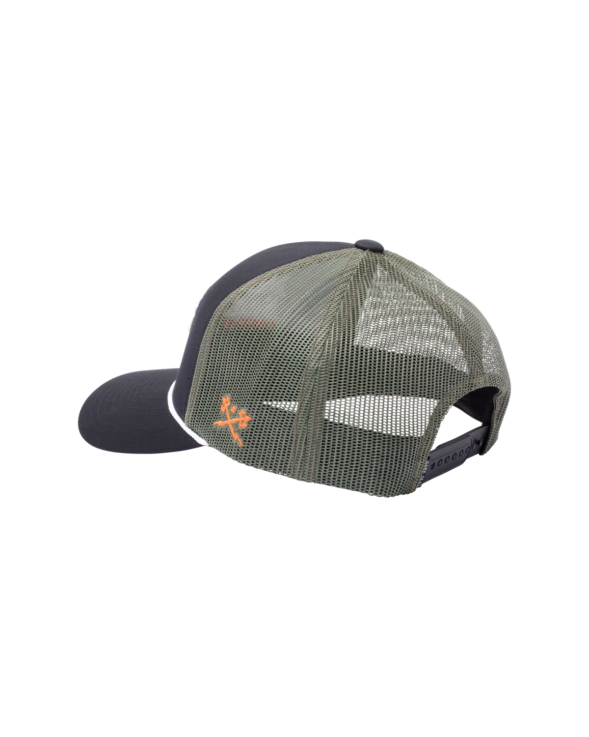 DARK SEAS Bucked Trucker Hat Black Men's Hats Dark Seas 