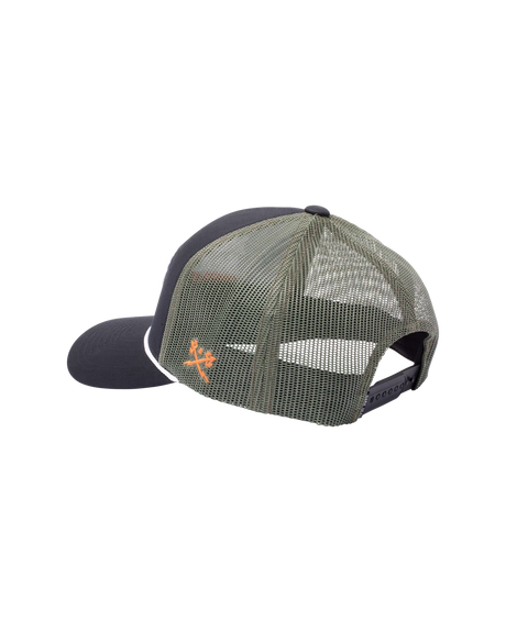 DARK SEAS Bucked Trucker Hat Black Men's Hats Dark Seas 