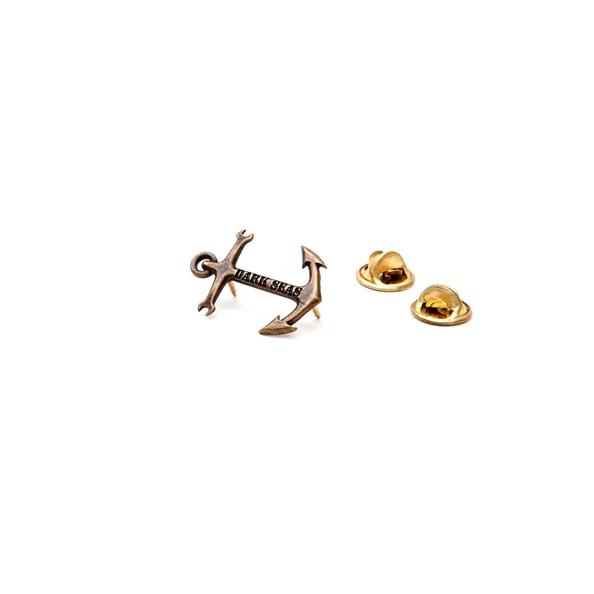 DARK SEAS Spanner Pin Antique Brass Pins Dark Seas 