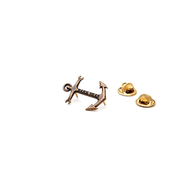 DARK SEAS Spanner Pin Antique Brass Pins Dark Seas 