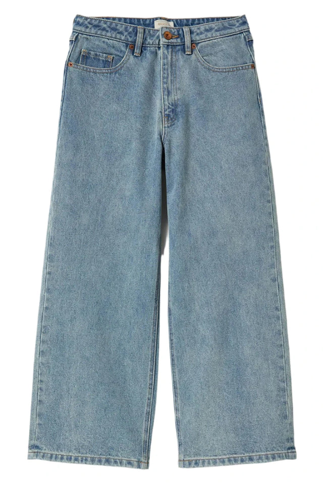 BRIXTON Women's Margo Cropped 5-Pocket Pant Light Denim Women's Pants Brixton 