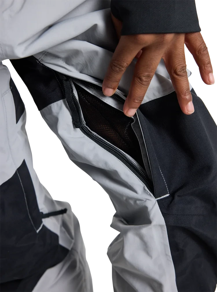 BURTON Kid's Skylar 2L Bib Snow Pants Silver Sconce 2026 Youth Snow Pants Burton 